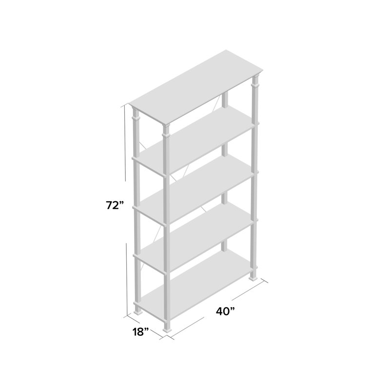 Mercury Row® Zona Etagere Bookcase & Reviews Wayfair